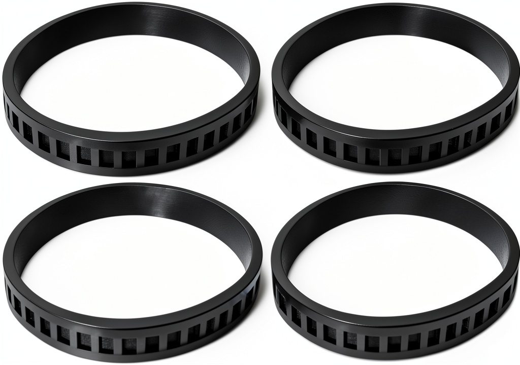 Wuhan Quansheng Yunle band saw pulley tires 4-pack displayed with compatible saw