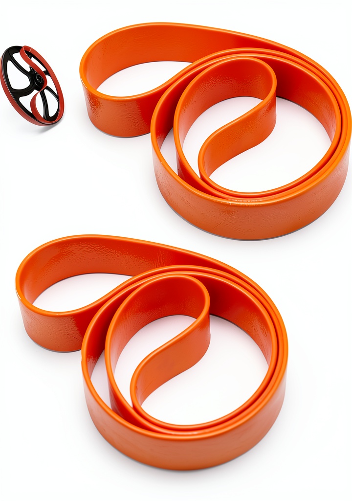 Urethane band saw tires installed on a workshop band saw