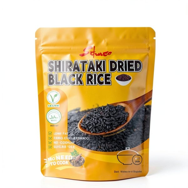 Shirataki Black Rice SIHASO Keto Low Carb Rice-1