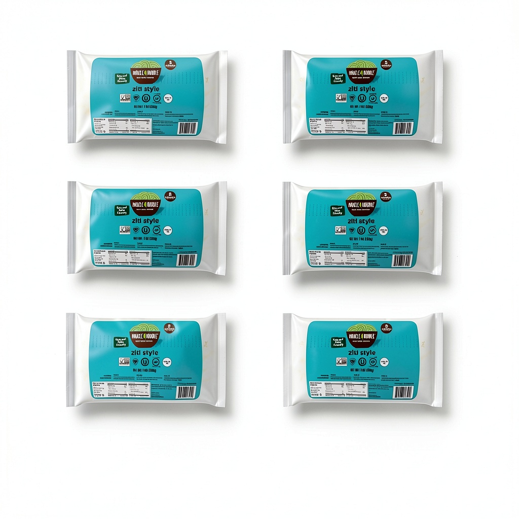Low-calorie ziti pasta made from konjac root