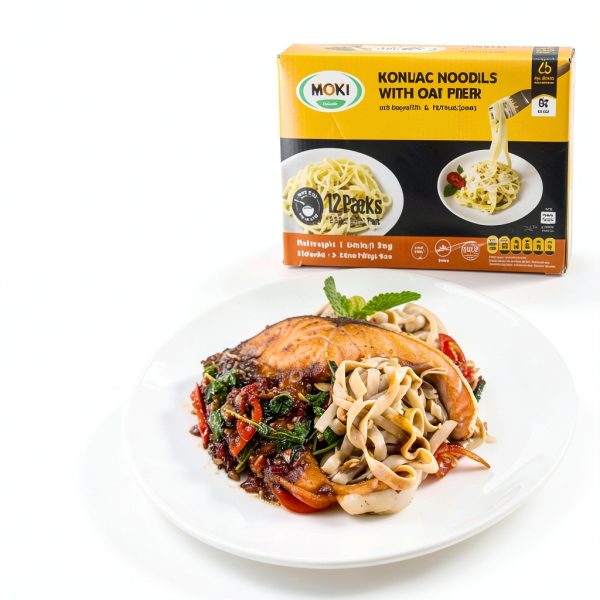 Konjac Oat Fiber Fettuccine by MOKI Low Carb Pasta-4