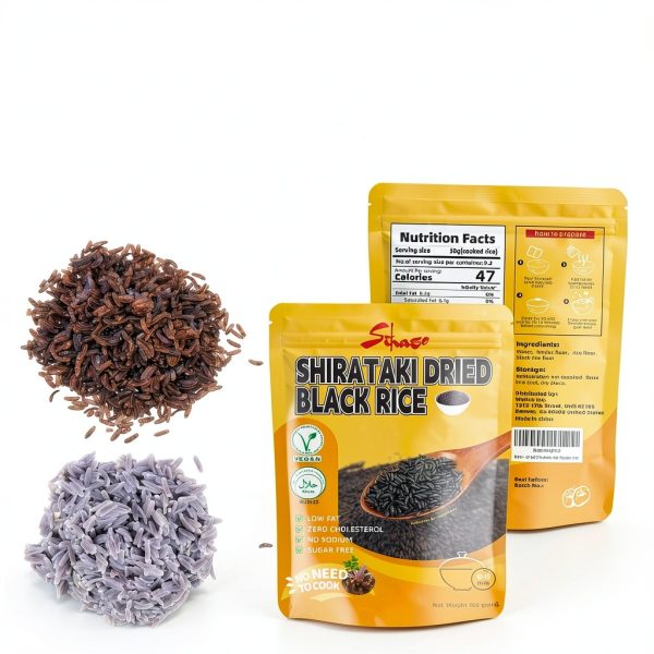 Shirataki Black Rice SIHASO Keto Low Carb Rice-5