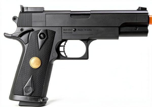 BBTac Airsoft 1911 Black Full‑Size Spring‑Powered 15‑Round BB Pistol-2