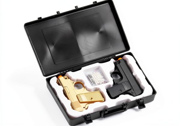 GoldenBall Airsoft Pistol Spring-Piston ABS Plastic-0