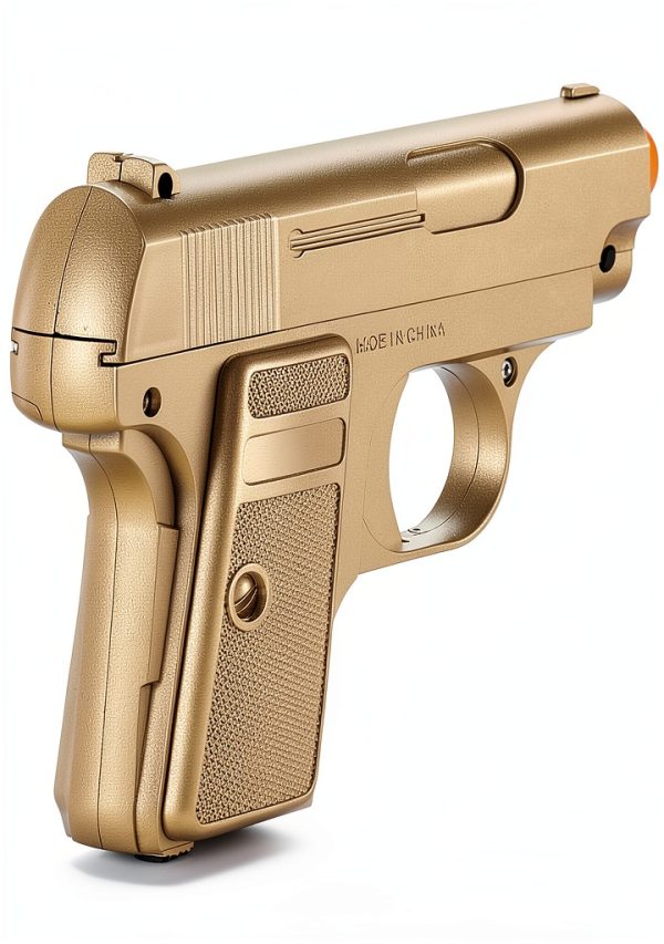 GoldenBall Airsoft Pistol Gold 6mm Spring Piston-3