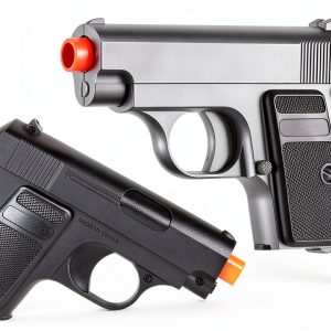 Lancer Tactical Airsoft Pistol 250FPS Silver & Black-0