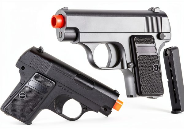 Lancer Tactical Airsoft Pistol 250FPS Silver & Black-0