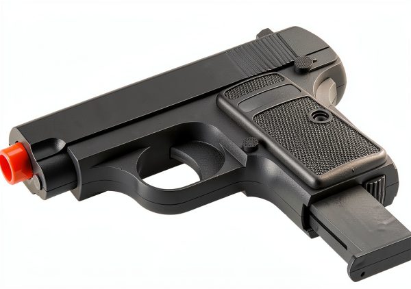 Lancer Tactical Airsoft Pistol 250FPS Silver & Black-7