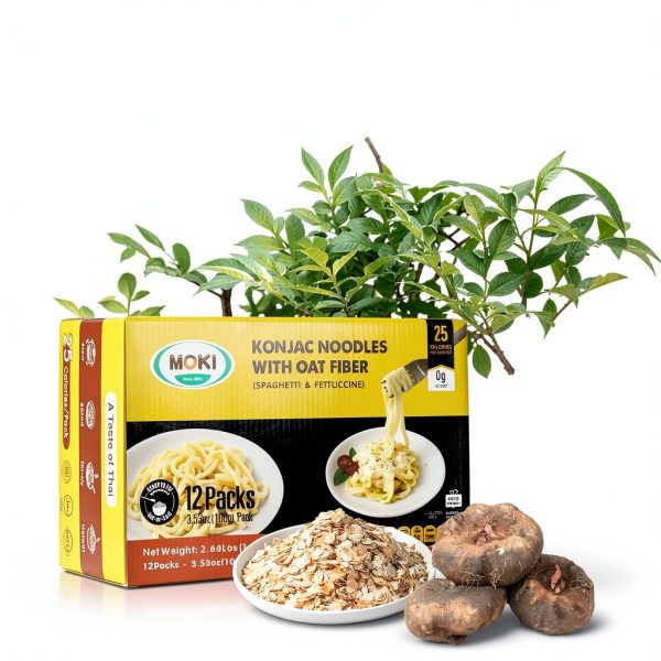 Konjac Oat Fiber Fettuccine by MOKI Low Carb Pasta-6