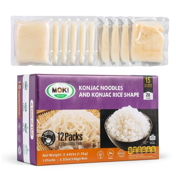 MOKI Konjac Noodles Low Carb Zero Calorie Pasta-5