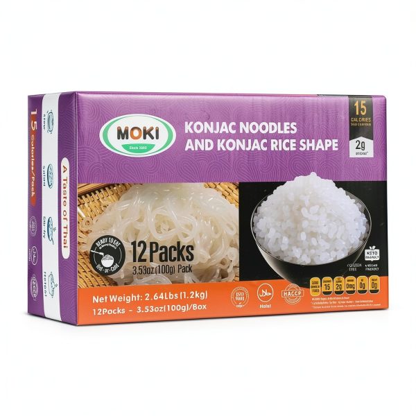 MOKI Konjac Noodles Low Carb Zero Calorie Pasta-6