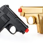 BBTac Spring Airsoft Pistol Gold 6mm 110FPS Beginner Model BT-618GB-0