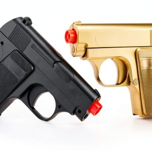 BBTac Spring Airsoft Pistol Gold 6mm 110FPS Beginner Model BT-618GB-0