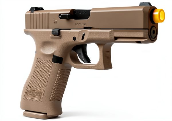 Elite Force Glock 19X Airsoft Pistol Tan 6mm Blowback Green Gas-8