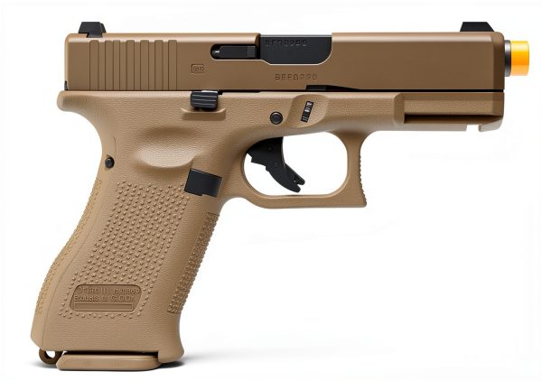 Elite Force Glock 19X Airsoft Pistol Tan 6mm Blowback Green Gas-7