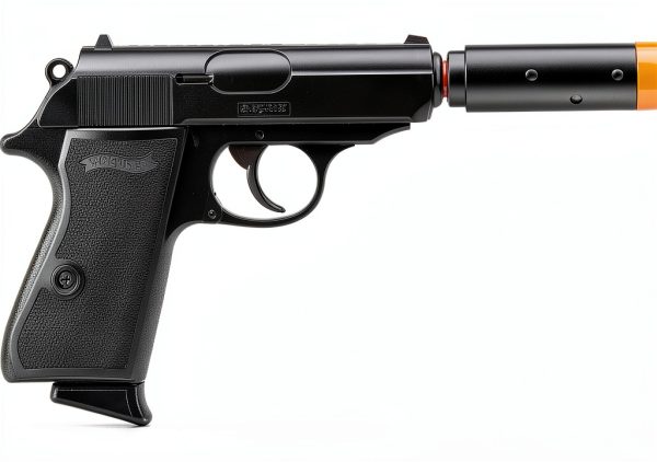 Umarex Walther PPK/S Airsoft Pistol Kit 400 BBs Extra Mag Black-4