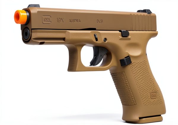 Elite Force Glock 19X Airsoft Pistol Tan 6mm Blowback Green Gas-0