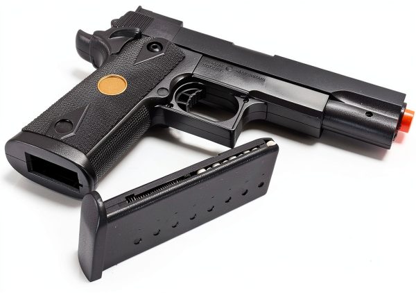 BBTac Dual Wield Airsoft Pistols Black Plastic 1:1 Scale Model P169-5