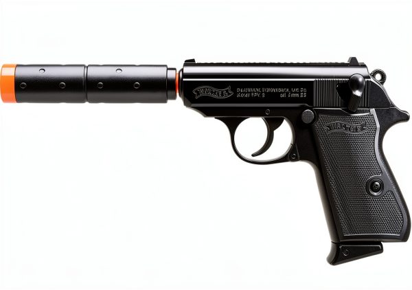 Umarex Walther PPK/S Airsoft Pistol Kit 400 BBs Extra Mag Black-1