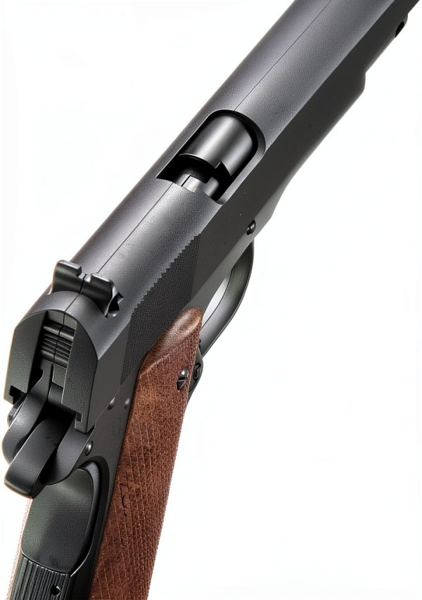 GoldenBall Airsoft Pistol V14 Black Tan Grip 12‑Round Spring‑Piston-5