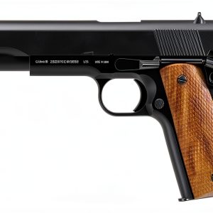 GoldenBall Airsoft Pistol V14 Black Tan Grip 12‑Round Spring‑Piston-0