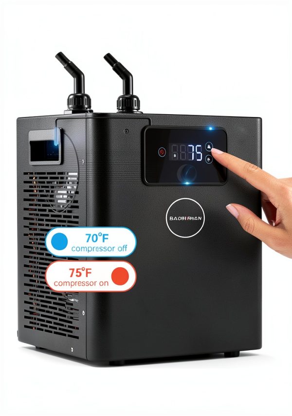 Aquarium Chiller BAOSHISHAN 79gal OneThirdhp Efficient-3