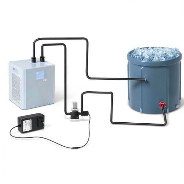 Ice Bath Water Chiller Pump by phabcf Plunge Kit with Silent Operation-1