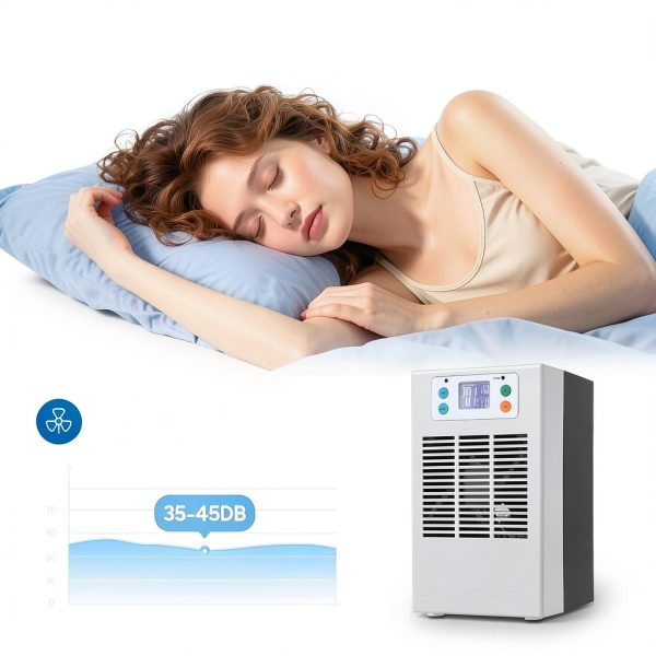 100W Aquarium Water Chiller LOHONG 7.93 Gal Cooler with 2m Hose & Pump-6