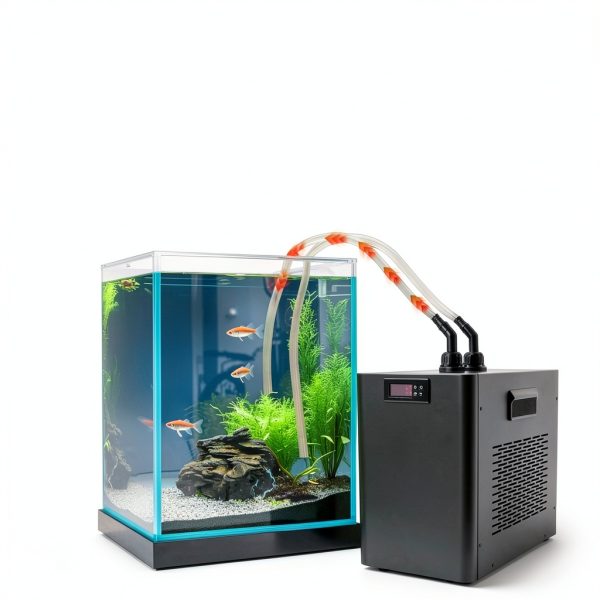 Aquarium Chiller Fish Tank Water Chiller Machine 42 Gal 1/10 HP Water Cooler Hydroponic Cooling System with Quiet Refrigeration Compressor for Water Weeds Axolotl Jellyfish Coral Shrimp-1