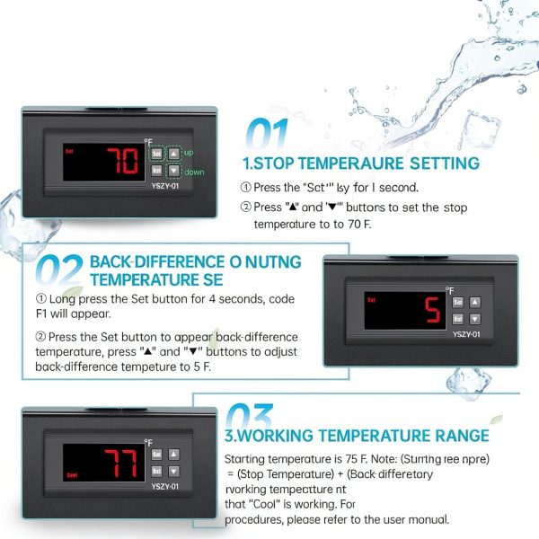 Aquarium Chiller 42GAL 1/10HP Viicuper Quiet Compressor for Fish Tanks-1
