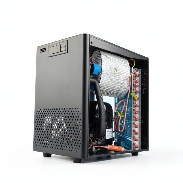 Aquarium Chiller Enrienn 42 Gallon 1/10 HP Quiet Titanium Evaporator-1