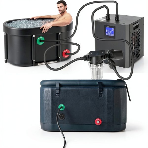 Ice Bath Water Chiller Pump by phabcf Plunge Kit with Silent Operation-5