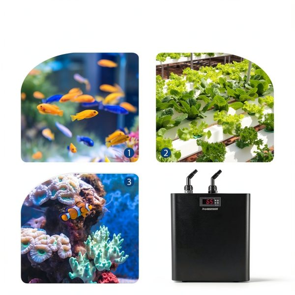 Aquarium Chiller BAOSHISHAN 79gal 1/3 HP Design for Fresh & Salt Water-6