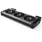fishkeeper Aquarium Chiller - 3600 r/m Powerful Wind Quiet Fish Tank Cooling Fans with Controller, 5 Speeds, 3 Timer Modes, 180° Wide Angle Adjustable Aquarium Cooler Fan (12W, 3 Head)-0