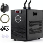 BAOSHISHAN Aquarium Chiller 26gal 1/13 HP Fish Tank Chiller Water Chiller for Aquarium with Pipe Clamp Suction Cup Compressor Refrigeration Quiet Chiller for Axolotl Coral Jellyfish-0