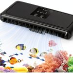 Aquarium Chiller Fan PAIZOO 5V 6.4W Dual Turbo Clip-On Cooling Black-0