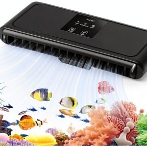 Aquarium Chiller Fan PAIZOO 5V 6.4W Dual Turbo Clip-On Cooling Black-0