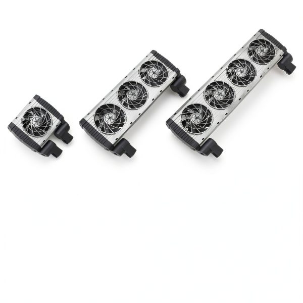 fishkeeper Aquarium Chiller - 3600 r/m Powerful Wind Quiet Fish Tank Cooling Fans with Controller, 5 Speeds, 3 Timer Modes, 180° Wide Angle Adjustable Aquarium Cooler Fan (12W, 3 Head)-5