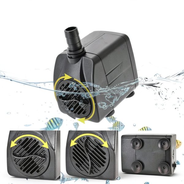 DIYAREA Aquarium Chiller 79 Gallon 1/3 HP 300L Black Stainless Steel-5
