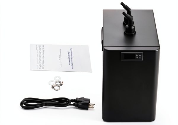 Aquarium Chiller Fish Tank Water Chiller Machine 42 Gal 1/10 HP Water Cooler Hydroponic Cooling System with Quiet Refrigeration Compressor for Water Weeds Axolotl Jellyfish Coral Shrimp-8