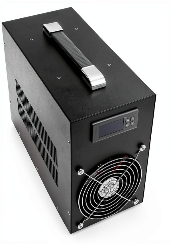 Aquarium Chiller, 200W Water Cooler Temperature Regulator, 110V ±58–230℉ Water Cooling Unit with 2m Temperature Control Probe Line for 15.85Gal Fish Tanks Freshwater Marine Reef-1