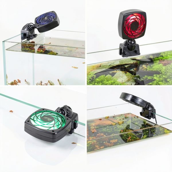 Aquarium Chiller Fan AQQA AQ171 Adjustable Speed & Angle Cooling-3