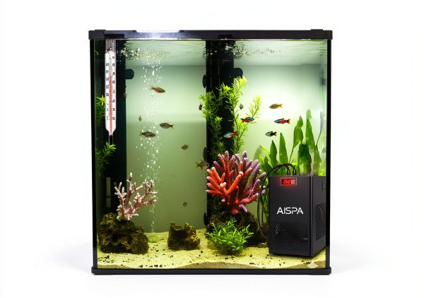 Aquarium Chiller for Reef & Axolotl Tanks, 1/10 HP, 42GAL Water Chiller with Compressor Refrigeration, Active Aqua Chiller for Hydroponics & Fish Tanks-4