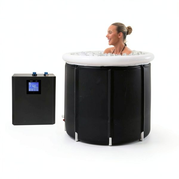 Ice Bath Water Chiller by Vikua 1/3 HP 87 Gallon Black Matte-1