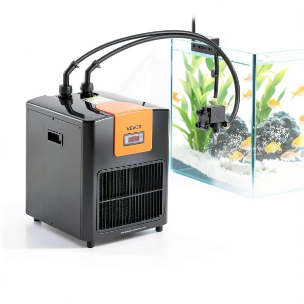 VEVOR Aquarium Chiller 110 Gallon 1/3 HP Black for Fish Tanks-7