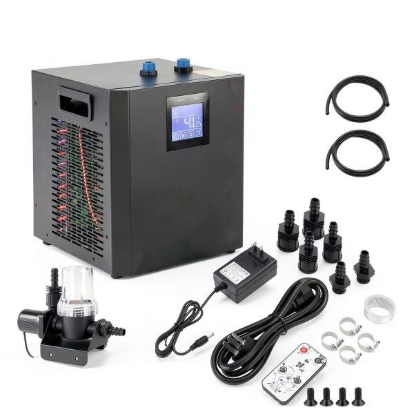 Ice Bath Water Chiller by Vikua 1/3 HP 87 Gallon Black Matte-4