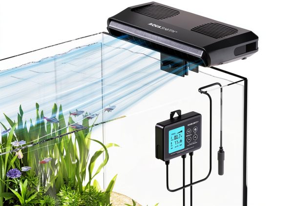 Aquarium Chiller Fan AQUASMITH – 3‑Speed Cooler with Auto Start/Stop-0