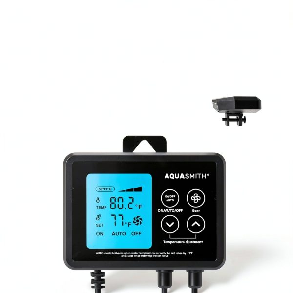 Aquarium Chiller Fan AQUASMITH – 3‑Speed Cooler with Auto Start/Stop-2