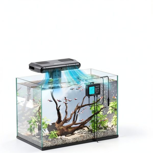Aquarium Chiller Fan AQUASMITH – 3‑Speed Cooler with Auto Start/Stop-1