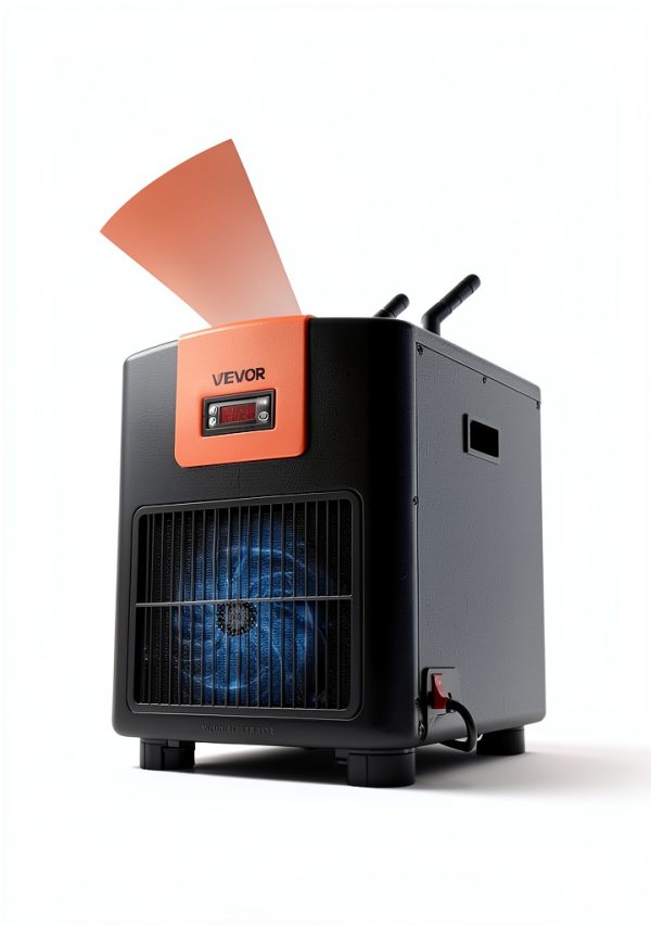 VEVOR Aquarium Chiller 110 Gallon 1/3 HP Black for Fish Tanks-2